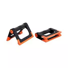 Упоры для отжиманий Starfit BA-304, cкладные, черный/оранжевый