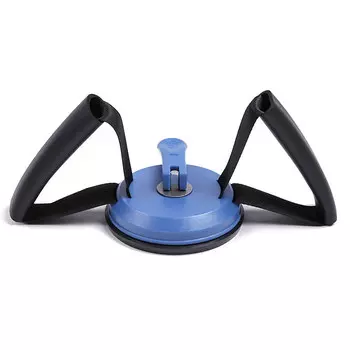 Упоры многофункциональные для фитнеса с присоской Sportex B32183 синий