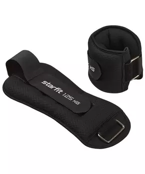 Утяжелители универсальные Star Fit WT-503, 1,25 кг, черный