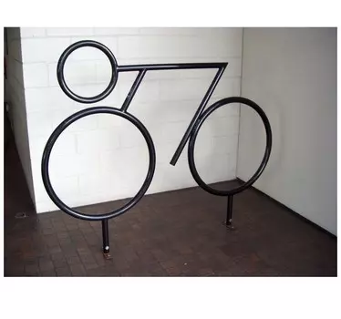 Велопарковка декоративная Велосипедист Hercules 3090