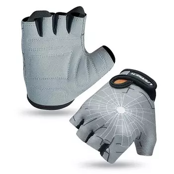 Велоперчатки детские Larsen 01-2806 серый