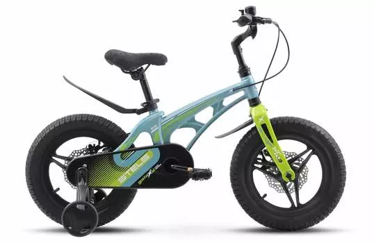 Велосипед 14 quot; Stels Galaxy Pro V010 (литые диски) LU098200 Голубой 2024