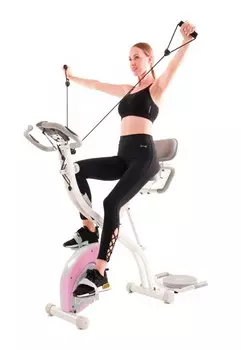 Велотренажер X-Bike DFC DavCreator Max PRO DV995019C02 бело-розовый