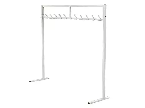 Вешалка мобильная напольная для раздевалок Glav 10.3002