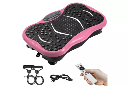 Виброплатформа степпер для похудения Sportex PL230726-2 (E43315) (розовая)
