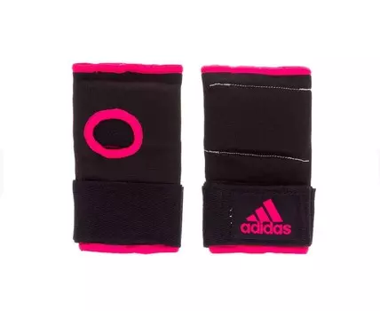 Внутренние перчатки Adidas Super Inner Gloves Gel Knuckle черно-розовые adiBP021