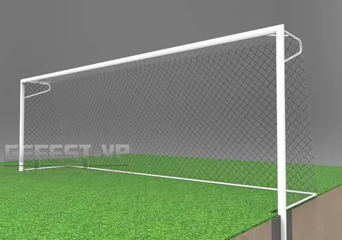 Ворота для футбола, стальные, бетонируемые Gefest СБ-5084 (500x200) пара