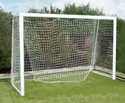 Ворота для минифутбола с сеткой Вертикаль стойки светло-серые