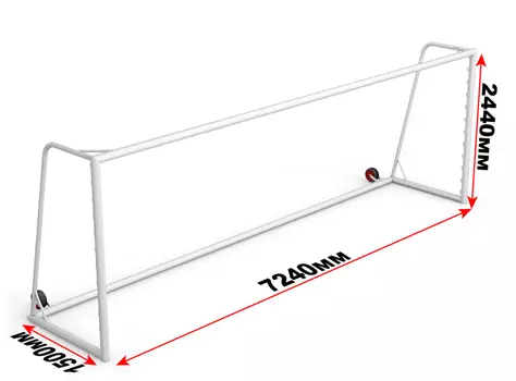 Ворота футбольные с противовесом Glav 15.106 шт