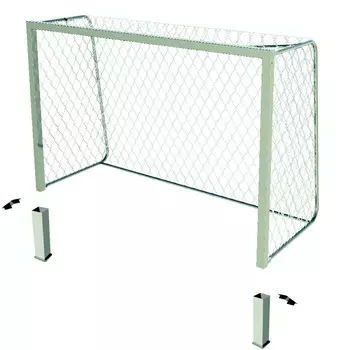 Ворота гандбольные алюминиевые стационарные SportWerk SpW-AS-300-2 (300x200)