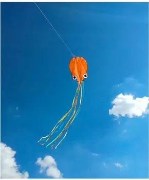 Воздушный змей Bradex Осьминог DE 0440 оранжевый