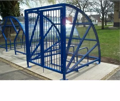 Запираемая крытая велопарковка КПЗ Hercules 4928