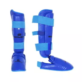 Защита голень-стопа BoyBo Flex, к/з, синий