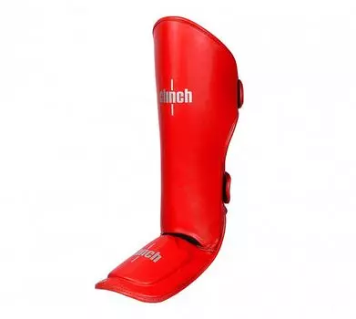 Защита голени и стопы Clinch Shin Instep Guard Kick красная