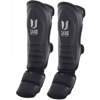 Защита голени и стопы (иск.кожа) Jabb JE-2144 черный