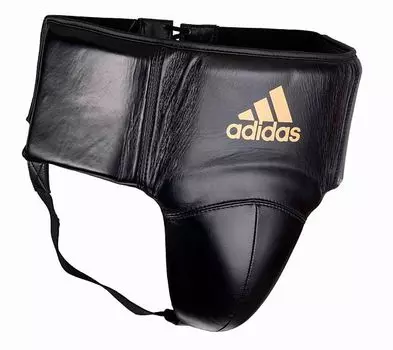 Защита паха мужская Adidas AdiStar Pro Groin Guard черно-золотая
