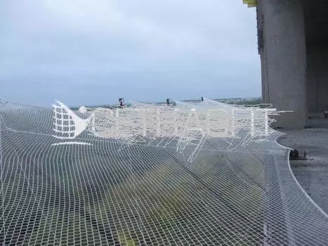 Защитно - улавливающая сетка 3.5x12м ПрофСетка ZUS12