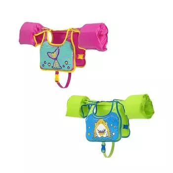 Жилет для плавания с рукавами, пенопл.встав., 18-30кг, 3-6 лет Bestway 32257 2 цвета