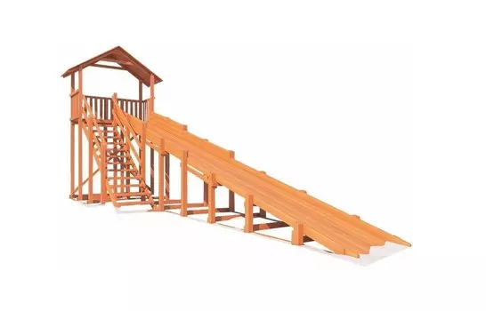 Зимняя горка Igragrad Snow Fox (Домик), скат 10 м