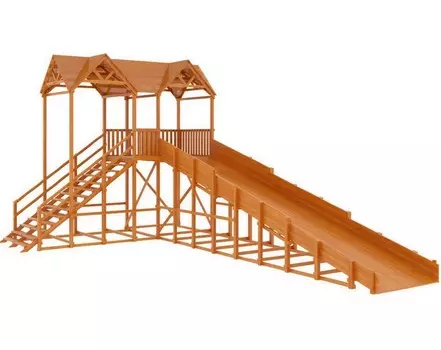 Зимняя горка Igragrad Snow Fox Макси, скат 10 м