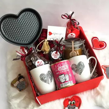 Подарочный набор 'Два сердца'