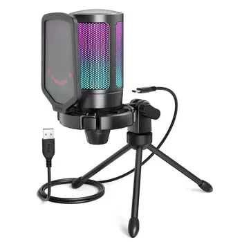 Микрофон для стриминга и игр Fifine