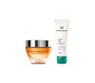 Dr. Pierre Ricaud Дневной уход для возвращения сияния коже Стеклянная баночка + Тюбик
