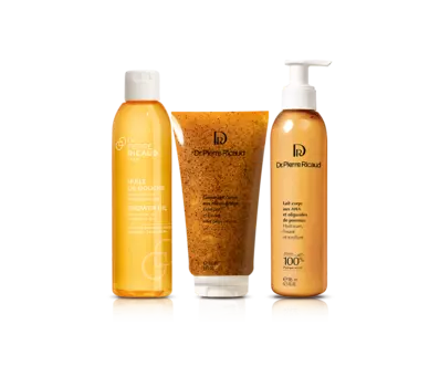 Dr. Pierre Ricaud Питательный уход для тела Нежная кожа Флакон-дозатор + Флакон с дозатором + Тюбик