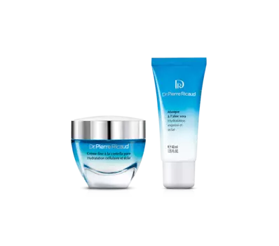 Dr. Pierre Ricaud Экспресс-уход с тающим кремом для глубокого увлажнения кожи Стеклянная баночка + Тюбик