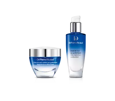 Dr. Pierre Ricaud Ночной уход для детоксикации кожи Стеклянная баночка + Флакон с дозатором