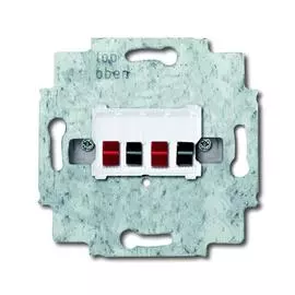 Аудиорозетка ABB BJE альпийский белый 2CKA000230A0464