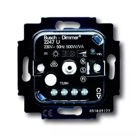 Диммер поворотный для л/н г/л ABB BJE 500W 2CKA006512A0302