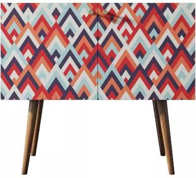 Комод Berber малый на высоких ножках "Геометрия"