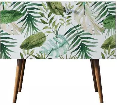 Комод Berber малый на высоких ножках "Море зелени"