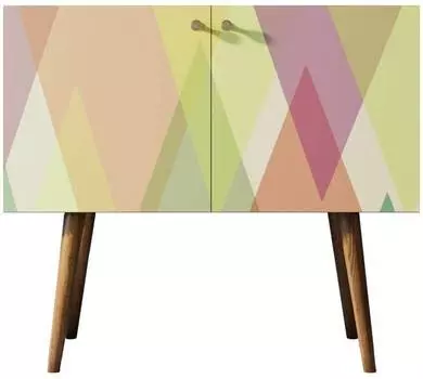 Комод Berber малый на высоких ножках "Треугольники"