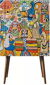 Комод Berber на высоких ножках "Берберский рынок"