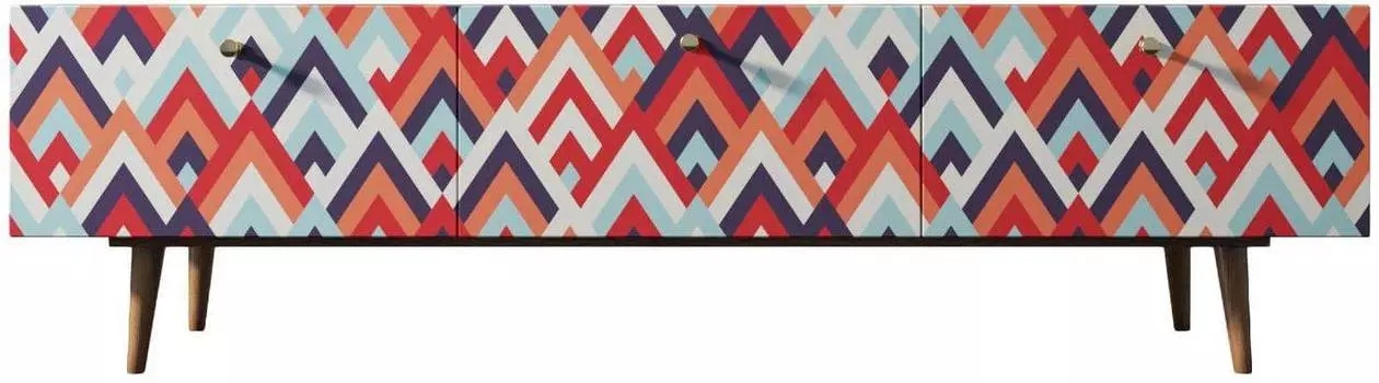 Комод Berber с ящиками низкий под TV "Геометрия"