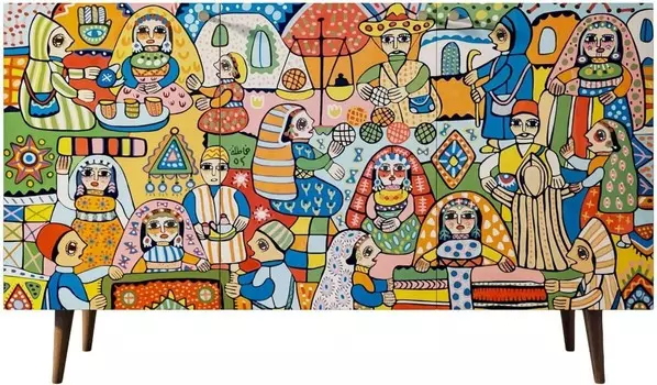 Комод Berber три дверки "Берберский рынок"