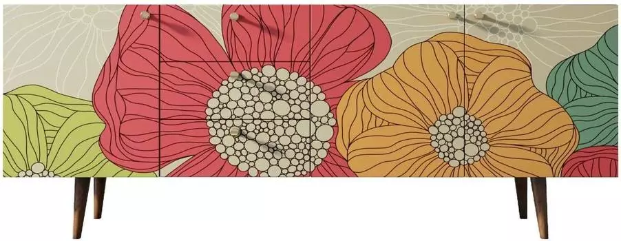 Комод Berber удлиненный "Цветочек аленький"