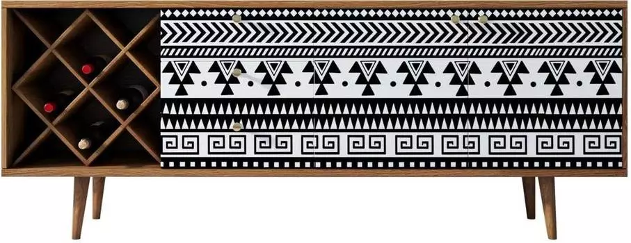 Комод Berber удлиненный с бутылочницей "Макраме"