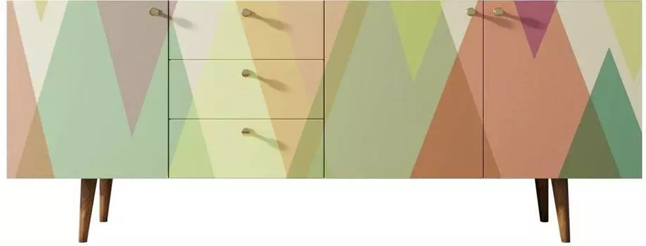 Комод Berber удлиненный "Треугольники"