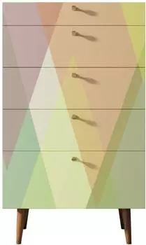 Комод Berber высокий "Треугольники"