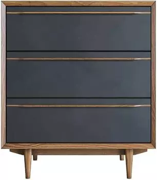 Комод Bruni Black на три ящика