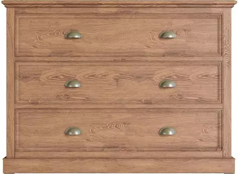 Комод Palermo с тремя ящиками темное дерево