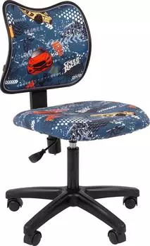 Кресло Chairman Kids 102 машинки черное основание