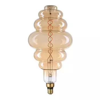 Лампа светодиодная филаментная Hiper E27 8W 2200K янтарная HL-2213