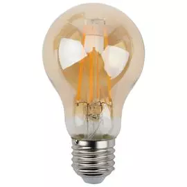 Лампа светодиодная филаментная ЭРА E27 9W 2700K золотая F-LED A60-9W-827-E27 gold Б0035038