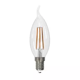Лампа светодиодная филаментная Uniel E14 11W 3000K прозрачная LED-CW35-11W/3000K/E14/CL PLS02WH UL-00005170