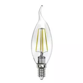 Лампа светодиодная филаментная Uniel E14 13W 3000K прозрачная LED-CW35-13W/3000K/E14/CL PLS02WH UL-00005903
