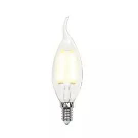 Лампа светодиодная филаментная Uniel E14 5W 3000K LED-CW35-5W/WW/E14/CL/DIM GLA01TR UL-00002863